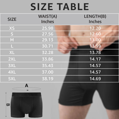 Personalized Police Couple Face Boxer Briefs – Funny "Officer's To Do List" Custom Photo Underwear Gift for Husband & Boyfriend