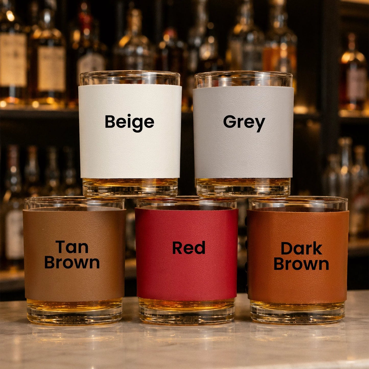Vintage Monogram - Personalized Whiskey Gla