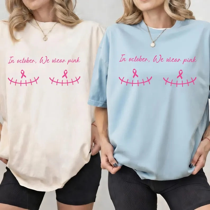 Custom Breast Cancer Support Squad Shirt, Matching Family Breast Cancer Tshirt, Breast Cancer Team Cancer Support Shirt