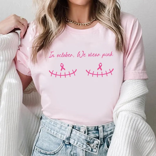 Custom Breast Cancer Support Squad Shirt, Matching Family Breast Cancer Tshirt, Breast Cancer Team Cancer Support Shirt