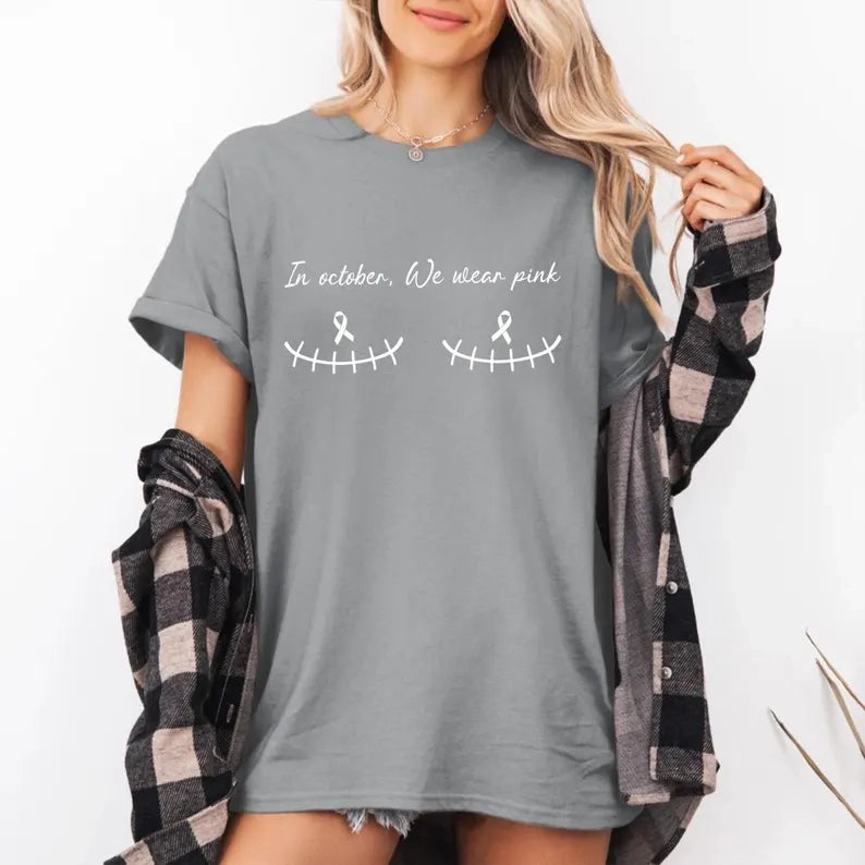 Custom Breast Cancer Support Squad Shirt, Matching Family Breast Cancer Tshirt, Breast Cancer Team Cancer Support Shirt