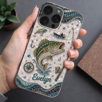 Fishing Passion - Personalized Clear Phone Case, Gift For Fishing Lovers