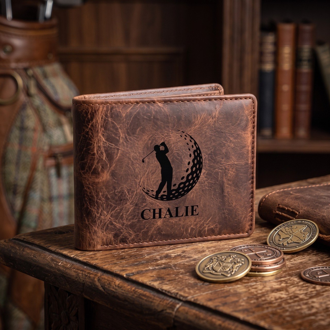 Legend Of The Fairway - Personalized Golf Dad Wallet