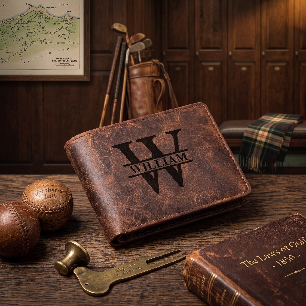 Legend Of The Fairway - Personalized Golf Dad Wallet