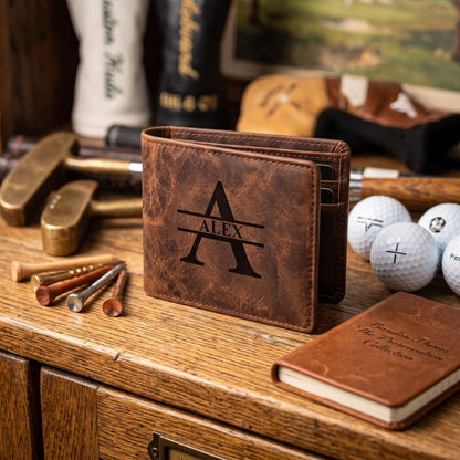 Legend Of The Fairway - Personalized Golf Dad Wallet