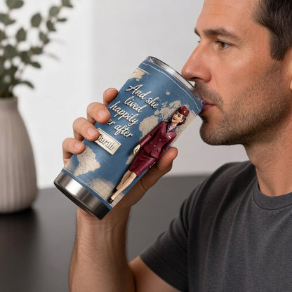 Crew Life Personalized Flight Attendant - Personalized Fly attendant Tumbler