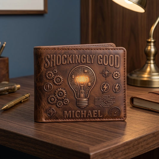 Legend Of The Volts - Personalized Electrician Wallet