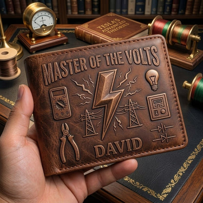 Legend Of The Volts - Personalized Electrician Wallet