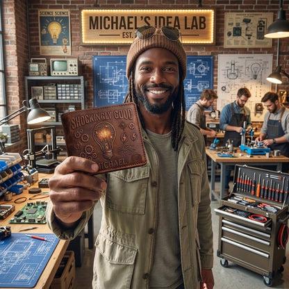 Legend Of The Volts - Personalized Electrician Wallet