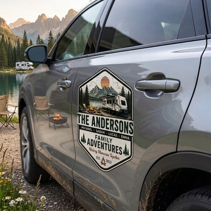 Family Adventures - Personalized RV Decal