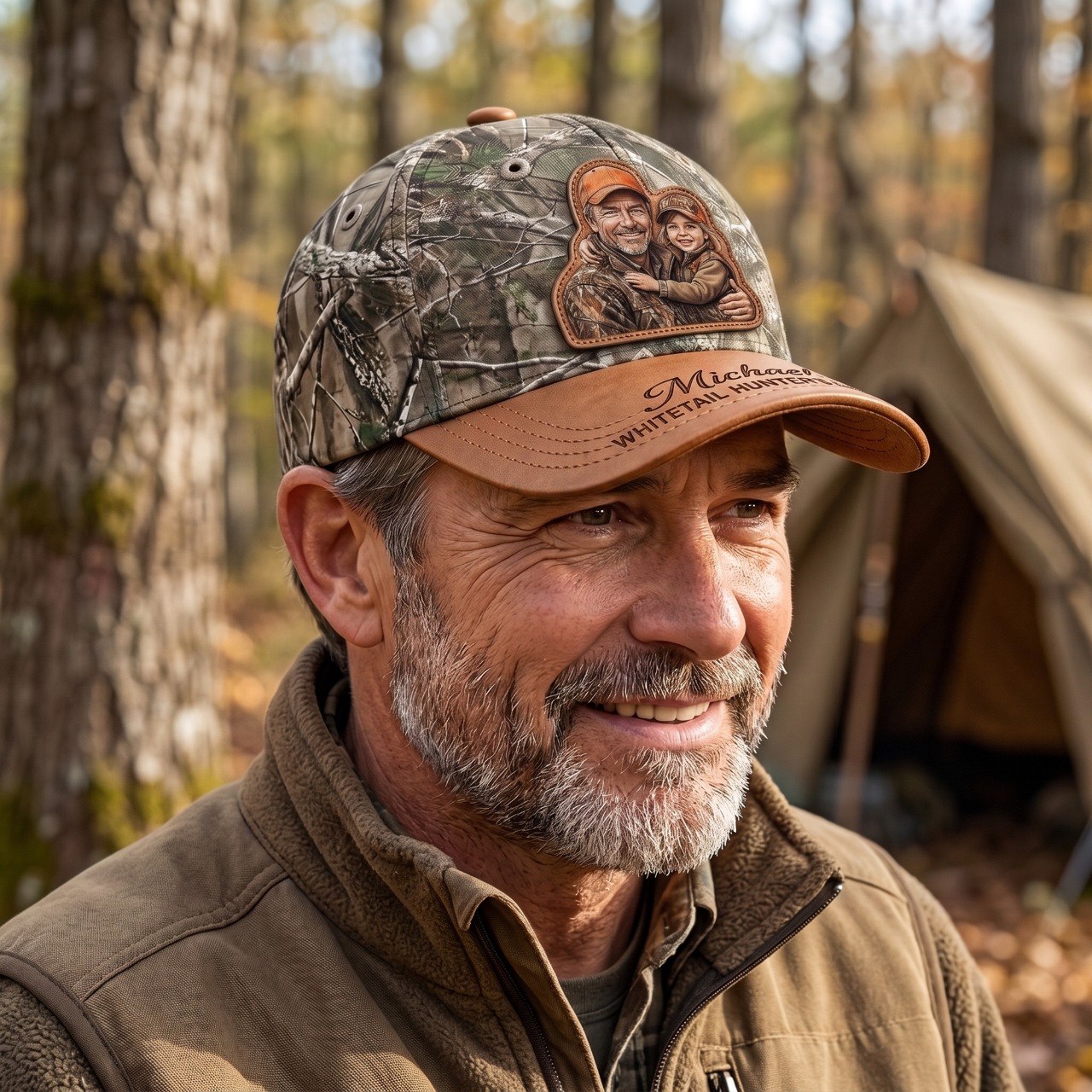 Whitetail Hunter's Club - Personalized Hunting Camo Hat