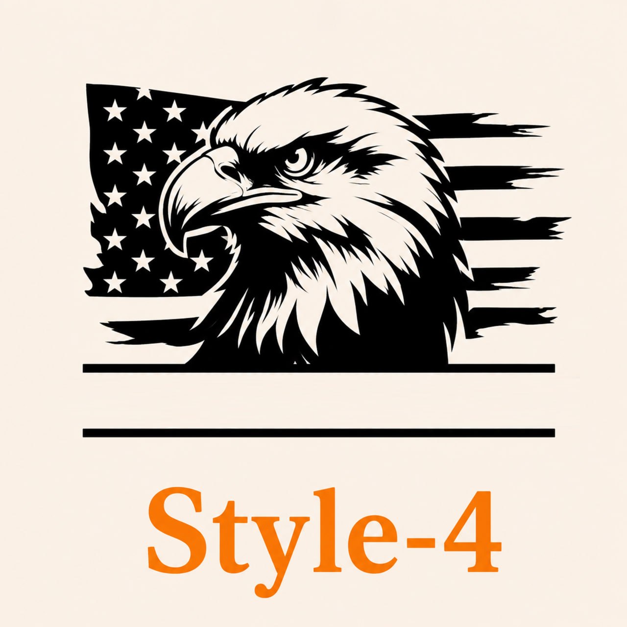 Personalized Eagle Metal Wall Decor, Eagle US Flag Sign, Custom Last Name Bald Eagle Wall Art
