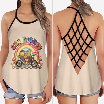 Gay Right - Personalized LGBT Support Cross Tank Top