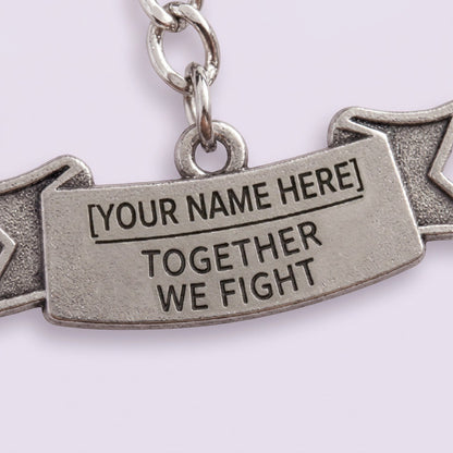 Breast Cancer Awareness - Personalized Breast Cancer Awareness Keychain