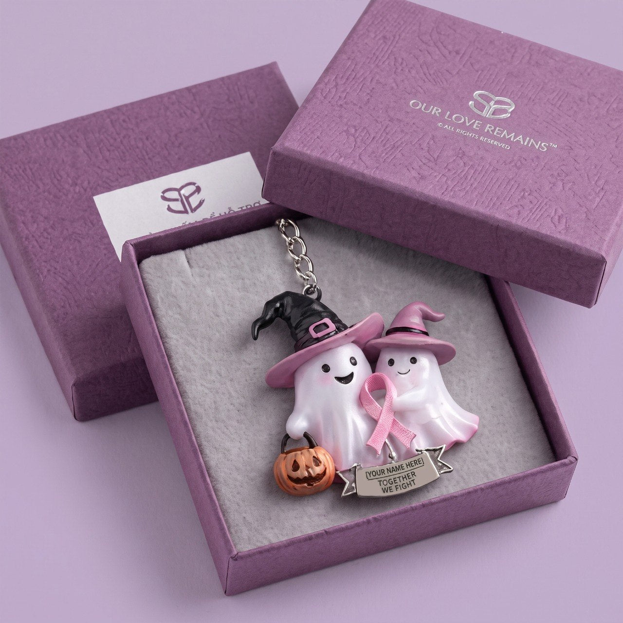 Breast Cancer Awareness - Personalized Breast Cancer Awareness Keychain