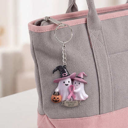 Breast Cancer Awareness - Personalized Breast Cancer Awareness Keychain