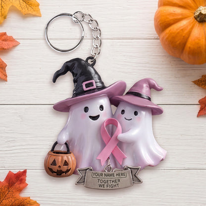 Breast Cancer Awareness - Personalized Breast Cancer Awareness Keychain