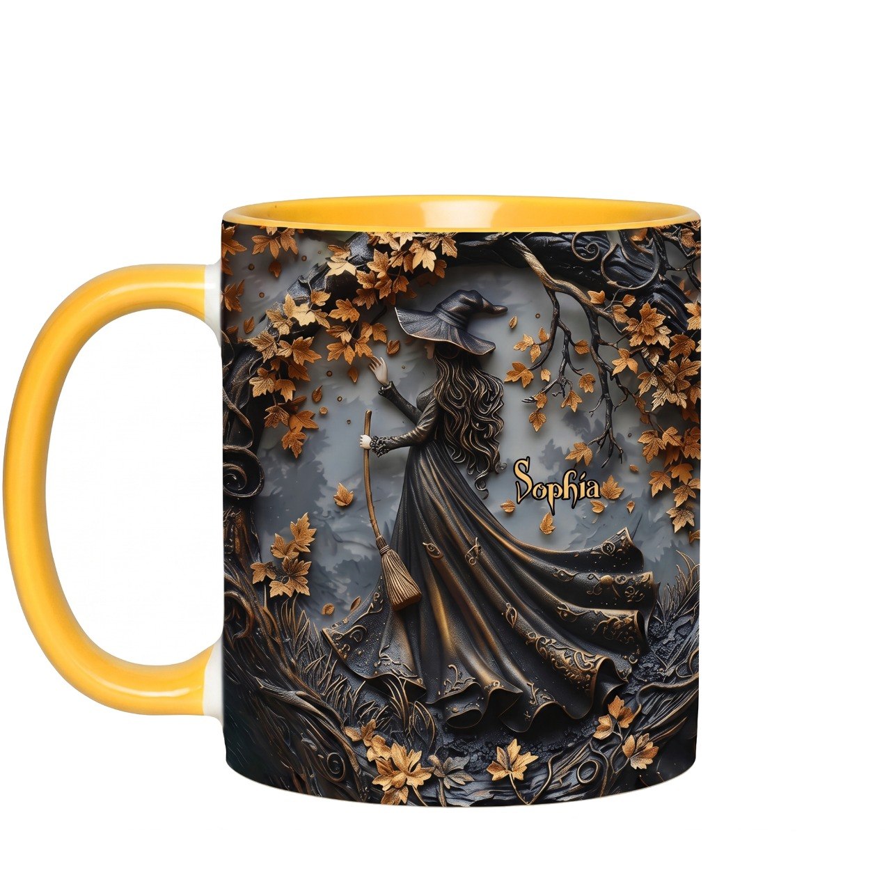 Beautiful Witch - Personalized Witch Accent Mug