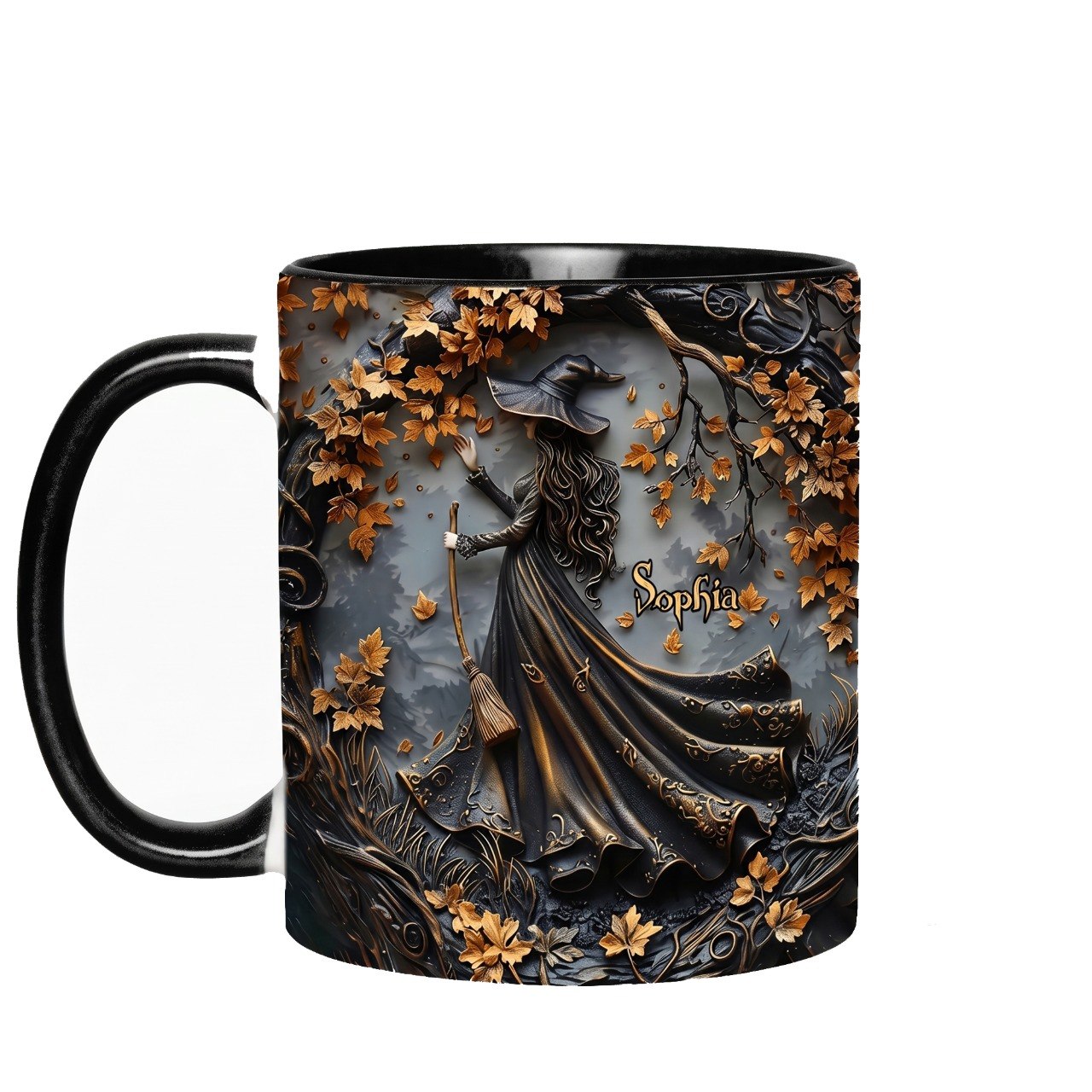 Beautiful Witch - Personalized Witch Accent Mug