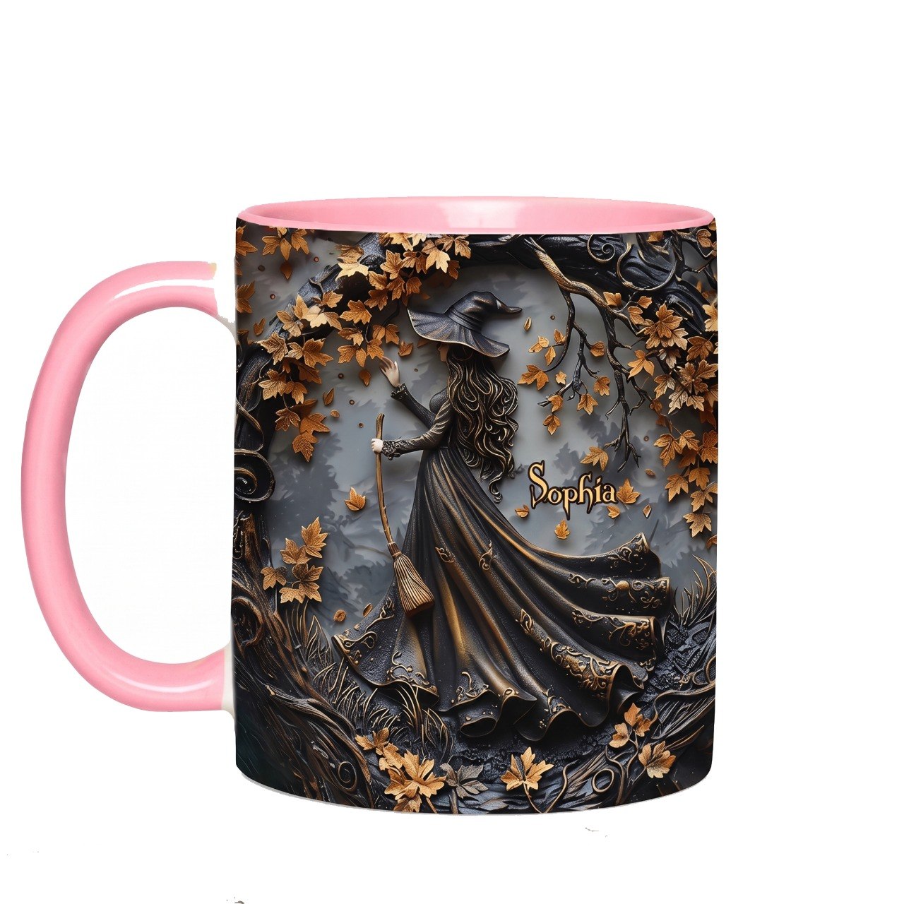 Beautiful Witch - Personalized Witch Accent Mug