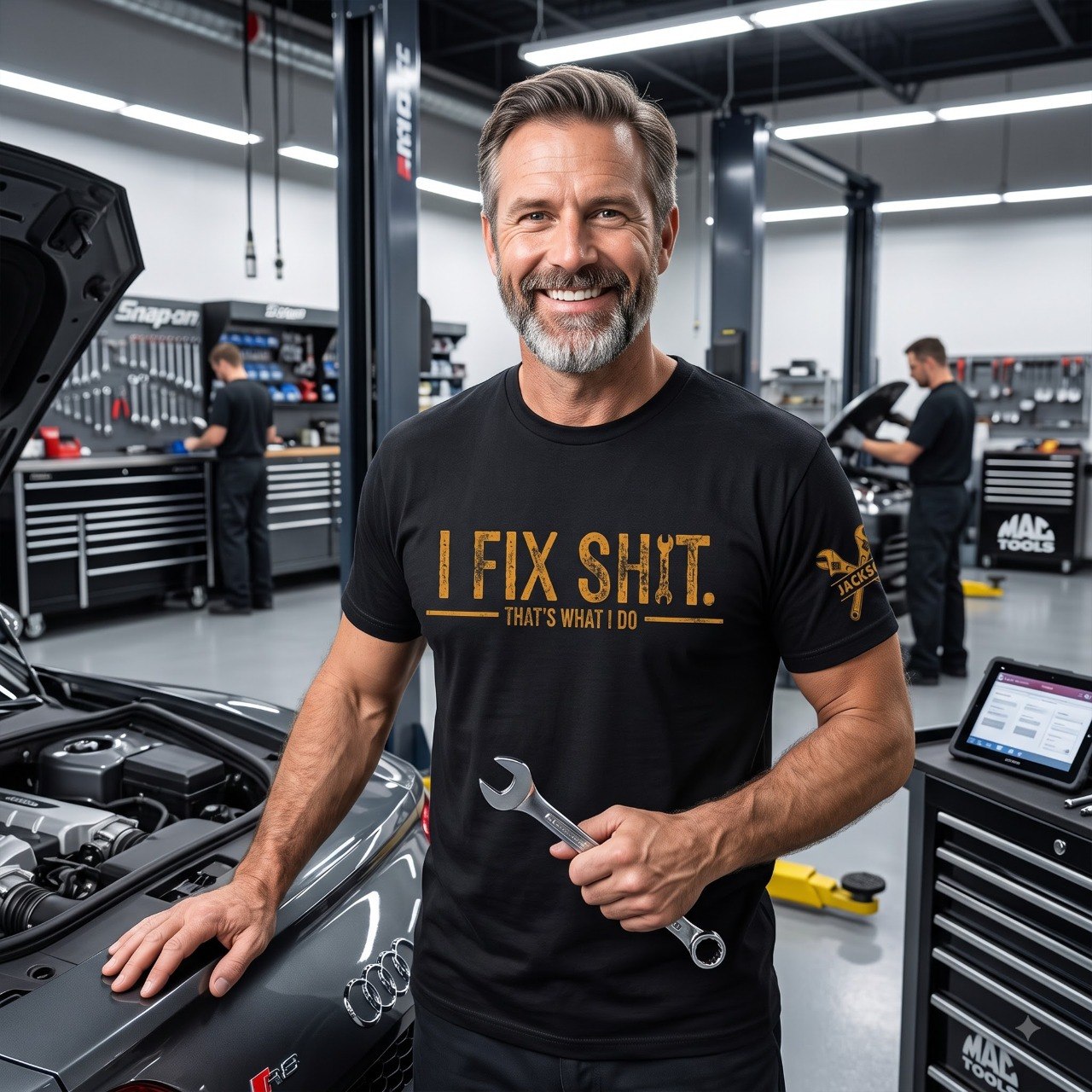 I Fix Sh!T That's What I Do - Funny Gifts For Men, Husband, Dad, Grandpa, Mechanic Handyman - Personalized Shirt