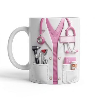 Physician Healing Hearts, Personalized Coffee Mug, Gift for Doctors