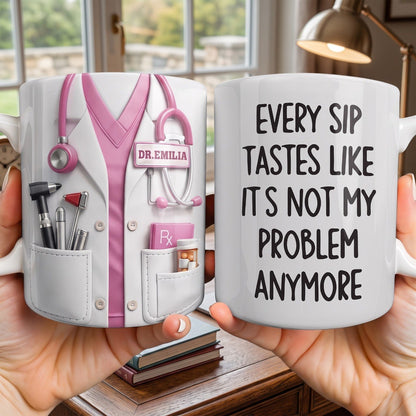 Physician Healing Hearts, Personalized Coffee Mug, Gift for Doctors