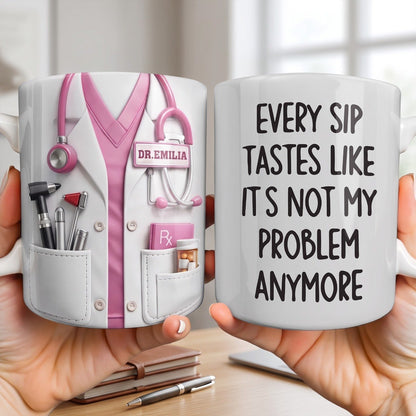 Physician Healing Hearts, Personalized Coffee Mug, Gift for Doctors