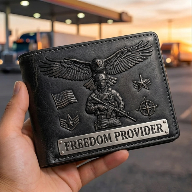 Legend Of The Battlefield - Personalized Army Veteran Wallet