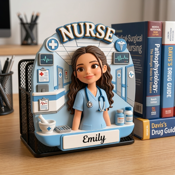 Personalized Nurse Fridge Magnet With Custom Name - Thoughtful Gift For Nurses