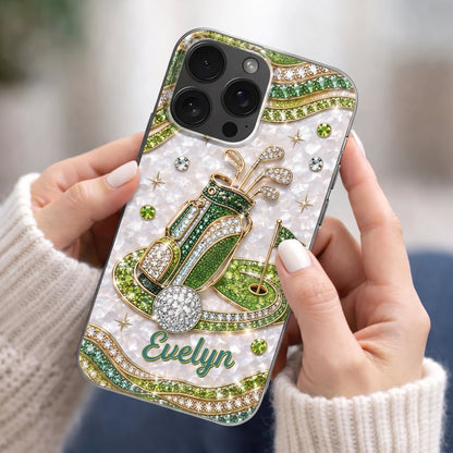 Golf Passion - Personalized Clear Phone Case, Gift For Golf Lovers