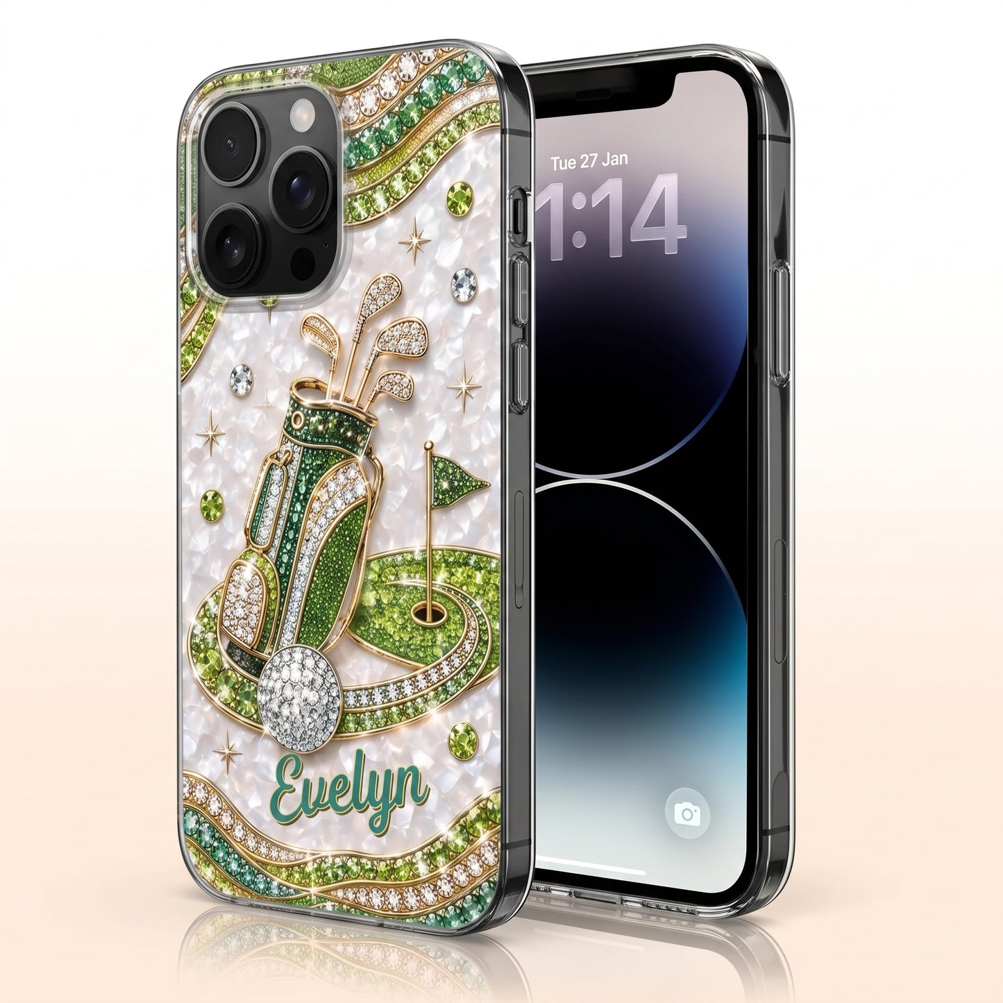 Golf Passion - Personalized Clear Phone Case, Gift For Golf Lovers