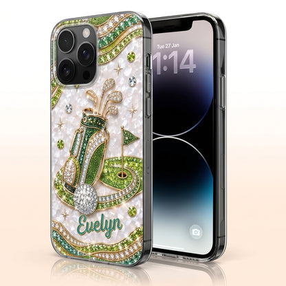 Golf Passion - Personalized Clear Phone Case, Gift For Golf Lovers