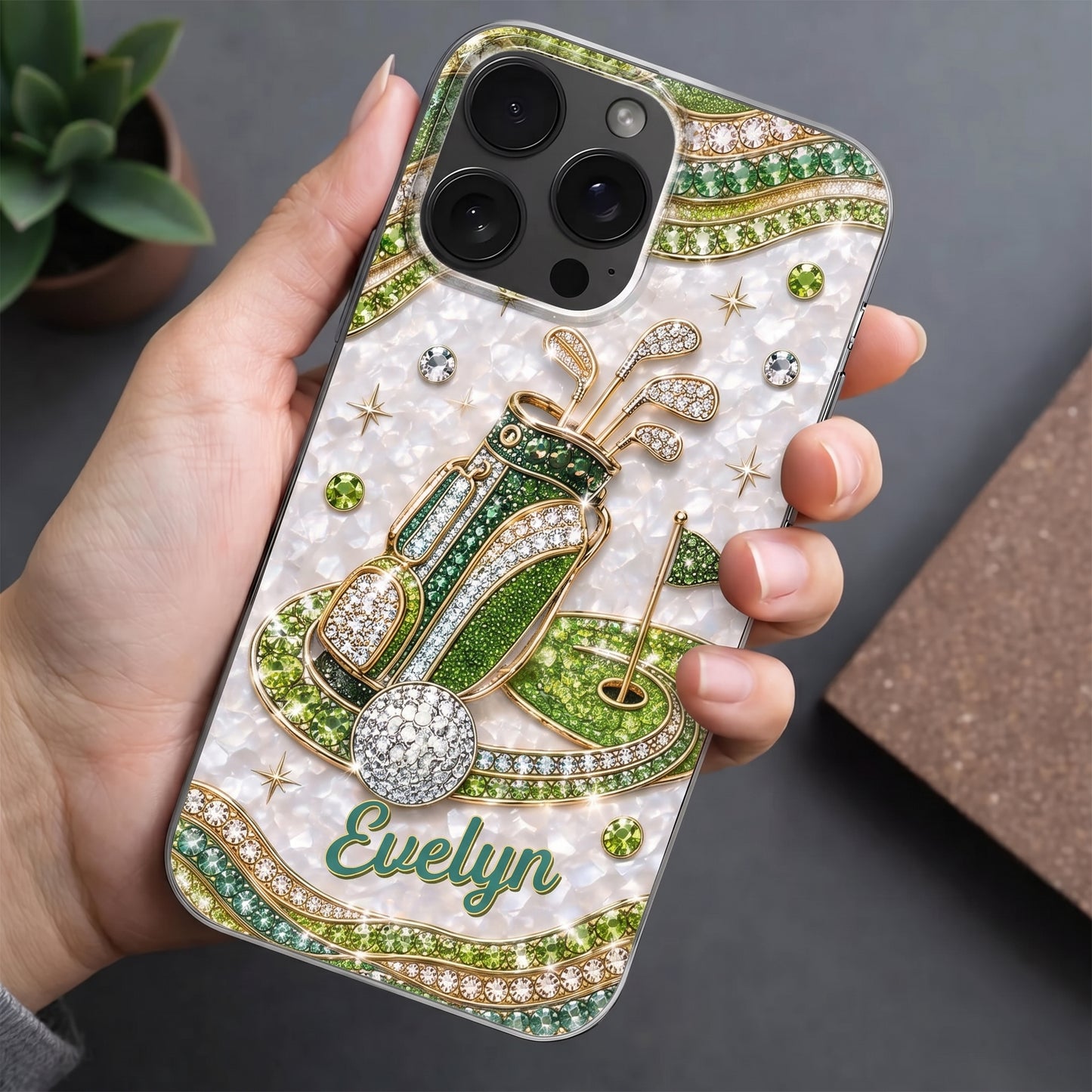 Golf Passion - Personalized Clear Phone Case, Gift For Golf Lovers