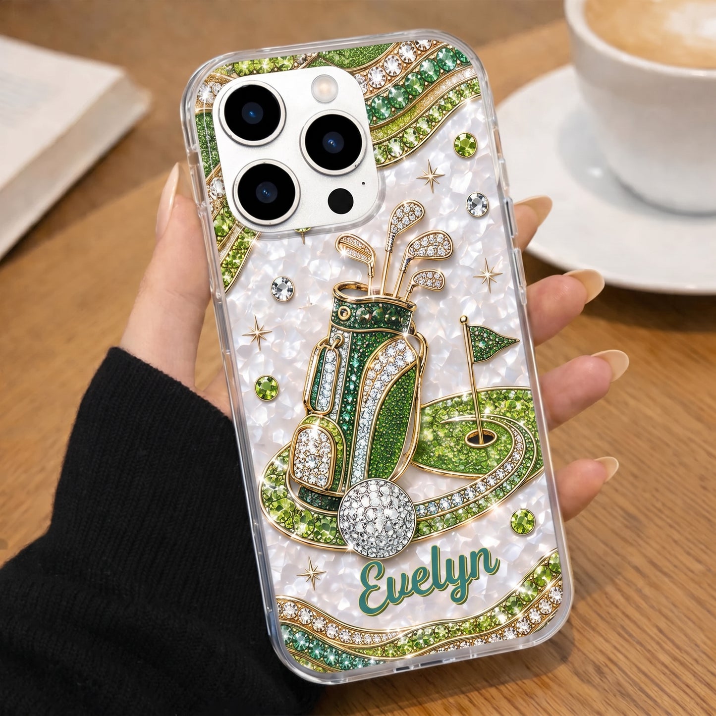 Golf Passion - Personalized Clear Phone Case, Gift For Golf Lovers