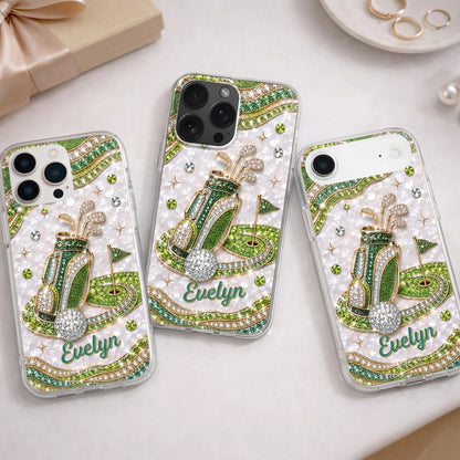 Golf Passion - Personalized Clear Phone Case, Gift For Golf Lovers