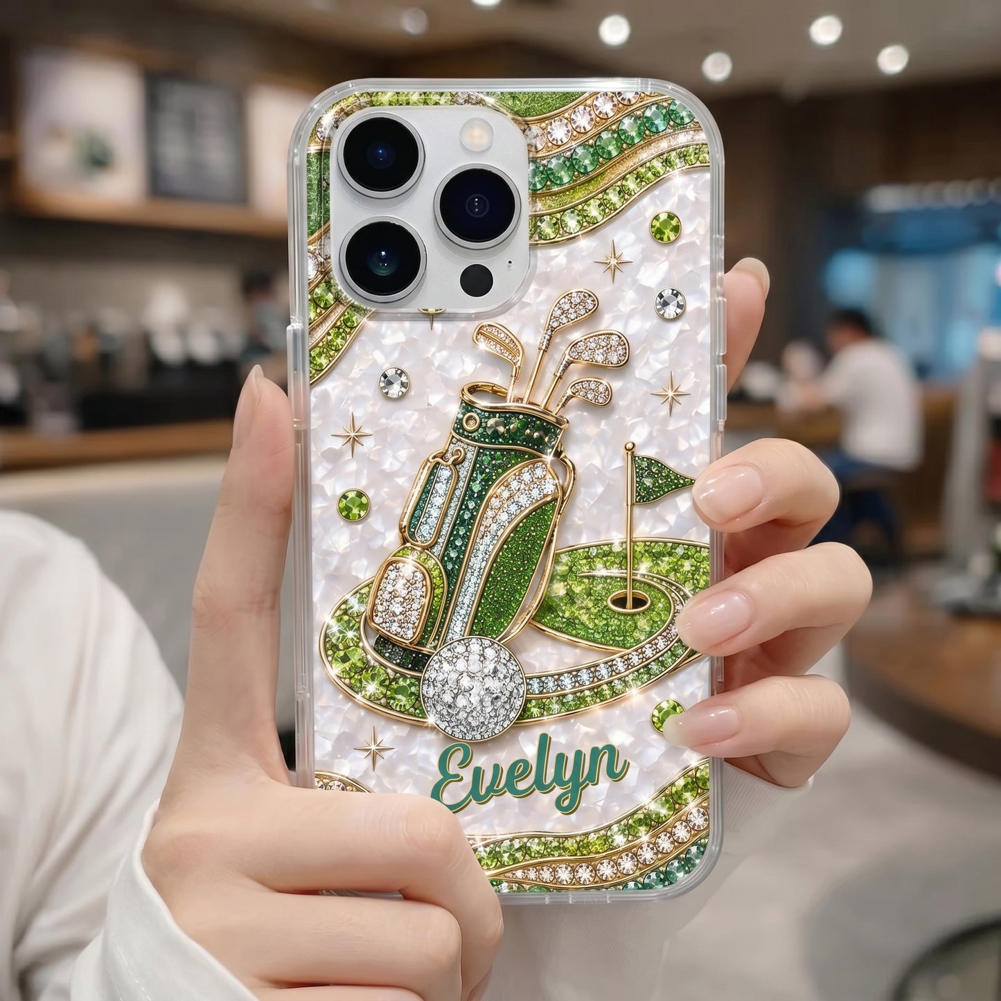 Golf Passion - Personalized Clear Phone Case, Gift For Golf Lovers