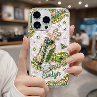 Golf Passion - Personalized Clear Phone Case, Gift For Golf Lovers